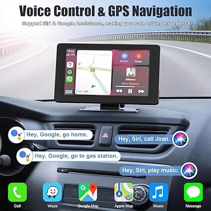 7″ Ekran Samochodowy Apple CarPlay I Android Auto - Bezprzewodowy, Kamera Cofania, Bluetooth, GPS