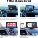 7″ Ekran Samochodowy Apple CarPlay I Android Auto - Bezprzewodowy, Kamera Cofania, Bluetooth, GPS