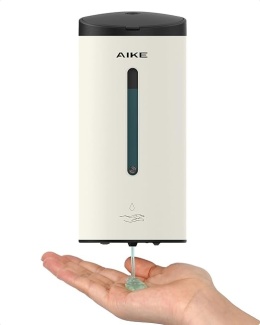 AIKE AK1205 Automatyczny Dozownik Mydła Naścienny 700 ml - Bezdotykowy, Stal Nierdzewna