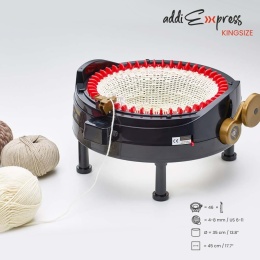 Addi Express Kingsize Maszyna Dziewiarska 35 cm - Ręczna Maszynka do Szydełkowania