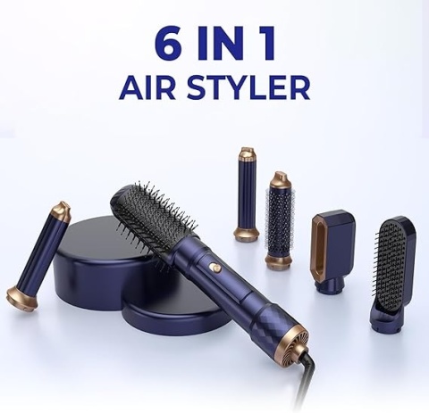 Airbrush 6w1 Magic Styler - Suszarko-Lokówka Do Stylizacji Włosów Z Jonizacją