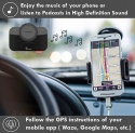 B-PRO 2B Zestaw Głośnomówiący Bluetooth Do Samochodu - Automatyczne Połączenie, Lampka LED