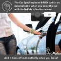 B-PRO 2B Zestaw Głośnomówiący Bluetooth Do Samochodu - Automatyczne Połączenie, Lampka LED