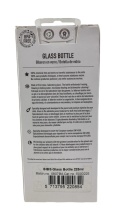 BIBS Szklana Butelka 225 ml - Bezpieczna, trwała butelka dla niemowląt