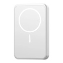 C10 Przenośny Powerbank MagSafe 15W 10000 mAh - Aluminiowy Bezprzewodowy Magnesowy, Srebrny