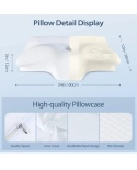 HOMCA PL08 Poduszka Ortopedyczna z Pianki Memory Foam - Podparcie Szyi i Kręgosłupa