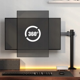 Huanuo HNCM15 - Uchwyt na Monitor z Ramieniem, Udźwig do 8 kg, Regulowany, Ergonomiczny