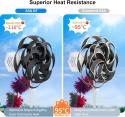 IEMAI ASA GF - Włókno szklane ASA 1,75 mm, 1 kg, matowa czerń - Wytrzymały filament inżynieryjny, odporny na UV, temperaturę i w
