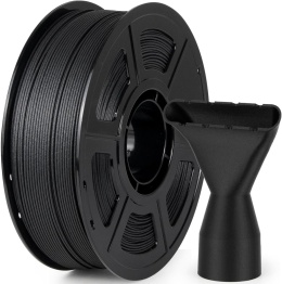 IEMAI ASA GF - Włókno szklane ASA 1,75 mm, 1 kg, matowa czerń - Wytrzymały filament inżynieryjny, odporny na UV, temperaturę i w