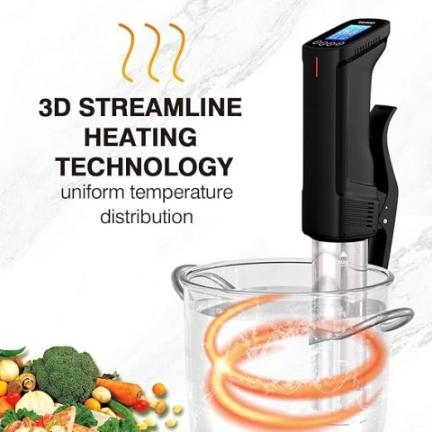 Inkbird ISV-100W - cyrkulator Sous Vide z Wi-Fi, precyzyjny termostat zanurzeniowy 25-99°C, timer do idealnego gotowania