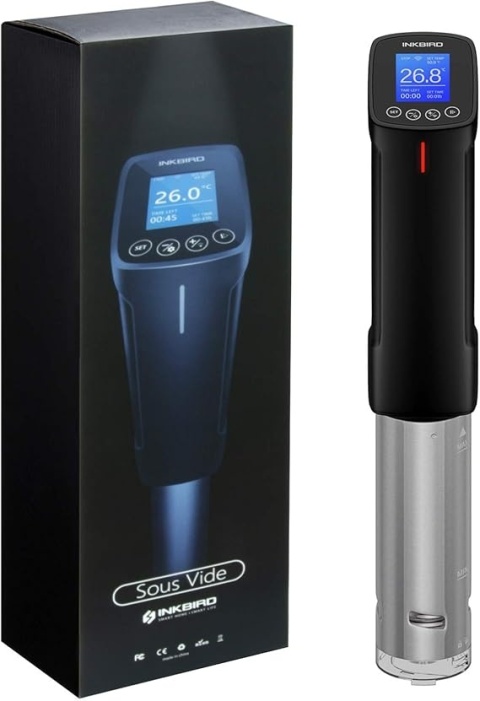 Inkbird ISV-100W - cyrkulator Sous Vide z Wi-Fi, precyzyjny termostat zanurzeniowy 25-99°C, timer do idealnego gotowania