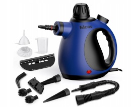Klona EM-307 Myjka Parowa 1050 W - Ręczna, Bez Chemii, Zestaw 10 Akcesoriów