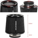 Kyostar - uniwersalny filtr stożkowy 3" (76 mm), czarny, wysokiej jakości, suchy filtr powietrza do dolotu