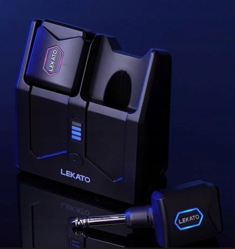 LEKATO JW-06 Bezprzewodowy System Gitarowy - Nadajnik I Odbiornik 5,8 GHz
