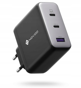 Ładowarka Usb C 120 W Novoo Gan - Ładowarka 3-portowa