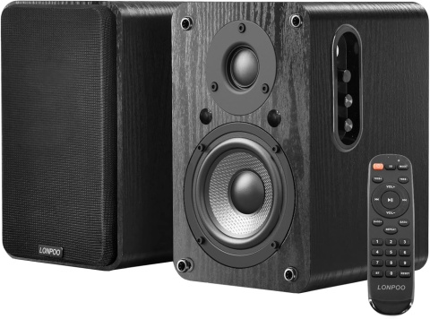 Lonpoo Lp42x Głośniki Aktywne 100 W Rms Z Bluetooth 5.0, Hdmi Arc, Usb, Aux I Pilotem - Czarne