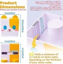 Magnetyczny dozownik karteczek 3×3 - uroczy kot, duża pojemność (pop-up notes dispenser)