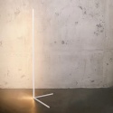 Minimalistyczna Lampa LED - Ekonomiczna, Dimmowalna Lampa Podłogowa do Rogu, Ciepłe Światło