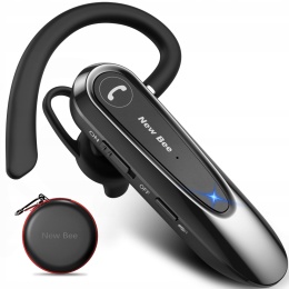 New Bee Bezprzewodowy Zestaw Słuchawkowy Bluetooth 5.0 z Futerałem