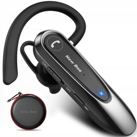 New Bee Bezprzewodowy Zestaw Słuchawkowy Bluetooth 5.0 z Futerałem