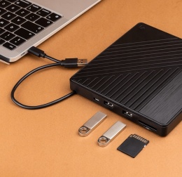 Zewnętrzny Przenośny Napęd Cd Dvd-rw Usb 3.2 Usb-c