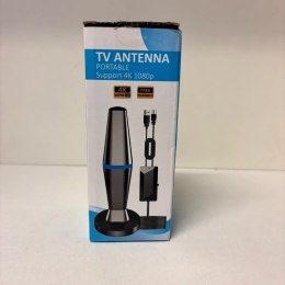 Antena pokojowa DVB-T2 z wzmacniaczem i podstawą magnetyczną