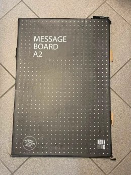 Design Letters Message Board A2 czarna