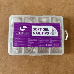 Gelike EC Soft Gel Nail Tips - 12 rozmiarów