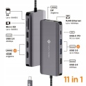 NOVOO 11 in 1 PRO +Stacja dokująca Hub USB C 4K 60Hz