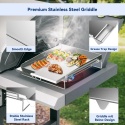 Onlyfire Płyta Grillowa Ze Stali Nierdzewnej - Plancha Boczna Do Większości Grilli Gazowych