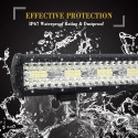 RIGIDON 8D - 20" (50 cm) potrójna listwa LED 420 W, 12V/24V, do aut terenowych, ciężarówek, traktorów, SUV, UTE, ATV, światło 60