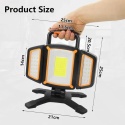 Reflektor Budowlany Led 30w Lampa Robocza Przenośna Z Magnesem.