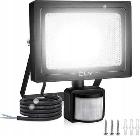 Reflektor LED Z Czujnikiem Ruchu CLY 25 W - 2100 lm, IP66, 6500 K