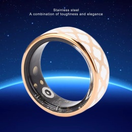 Smart Ring Tracker Zdrowia - Inteligentny Pierścień z Cyfrowym Wyświetlaczem i Aplikacją