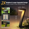 Solarne Lampy Ogrodowe LED 4 szt. - Ciepłe Światło, IP65, Do Ścieżek I Podjazdu