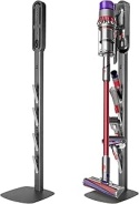 Stojak na odkurzacz kompatybilny z Dyson Gen5, V15, V12, V11, V10, V8, V7, V6 - Metalowy stojak podłogowy z 4 haczykami, stabiln