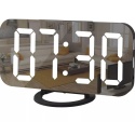 Szelam SZ-EN8813 Lustrzany Zegar Cyfrowy LED z Budzikiem