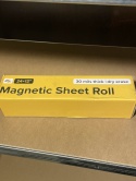 Tablica Magnetyczna Samoprzylepna 24 × 12 Cali - Suchościeralna W Rolce