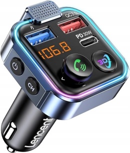 Transmiter Samochodowy Bluetooth Fm Lencent Bt23r