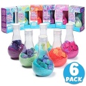 Tub Works Kids Bath Bomb Potion - Zestaw 6 Kolorowych, Nietoksycznych Kąpielowych Bomb dla Dzieci, Musują, Pienią się i Bąbelkuj