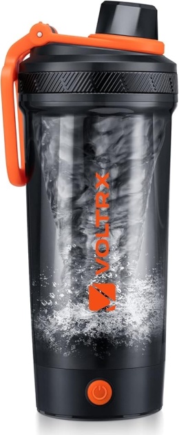 VOLTRX Gallium - Elektryczny Shaker USB-C 600 ml z Tritanu, Bez BPA, Akumulatorowy Mikserek do Odżywek i Koktajli Proteinowych