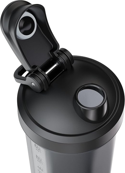 VOLTRX Merger - Elektryczny Shaker Proteinowy USB-C 700 ml, Akumulatorowy Mikserek do Odżywek i Koktajli, Bez BPA
