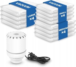 Vacbird SG-302-1 Worki Próżniowe 12 szt. Z Elektryczną Pompką USB - Zestaw Do Pakowania