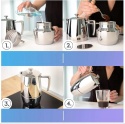 VeoHome Zaparzacz do Espresso Mokka 500 ml - Na 10 Filiżanek, z Podwójnym Filtrem