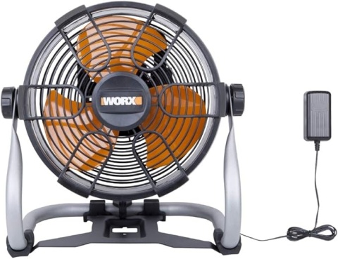 WORX Nitro WX095.9 Akumulatorowa Dmuchawa 20V - 2 Biegi, Głowica 360°, Zasilacz w Zestawie, Bez Akumulatora i Ładowarki