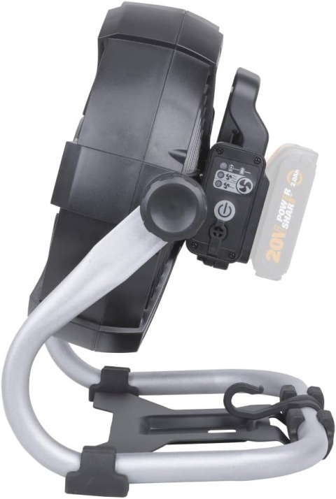 WORX Nitro WX095.9 Akumulatorowa Dmuchawa 20V - 2 Biegi, Głowica 360°, Zasilacz w Zestawie, Bez Akumulatora i Ładowarki