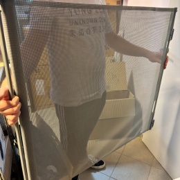 Veraste Rozsuwana bramka zabezpieczająca dla dzieci i zwierząt 140 cm