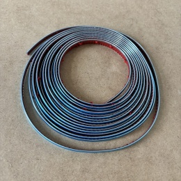Chromowana listwa dekoracyjna PVC w rolce
