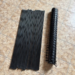 Ohuhu GPF-03 plastikowa siatka ogrodzeniowa 1 x 30 m z 20 palikami