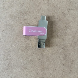 Pamięć flash Chasisna 128 GB do iPhone, USB i USB-C